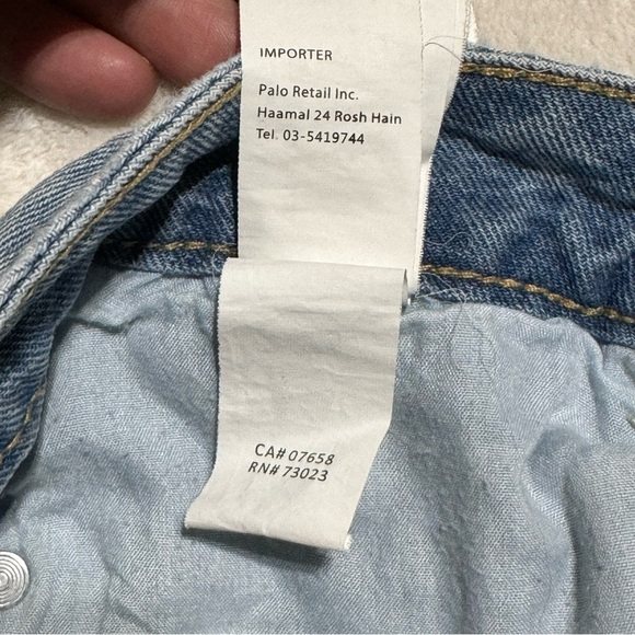 MOM Vintage High Rise Distress Jeans - Picture 10 of 15